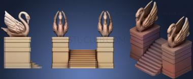 3D model Swan Stairs (STL)